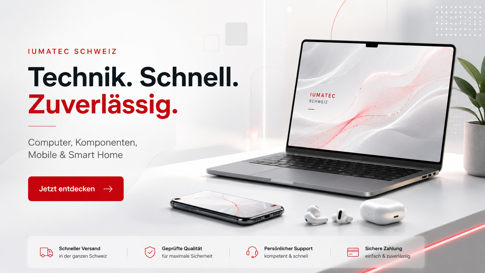 IUMATEC Schweiz – Technik. Schnell. Zuverlässig.